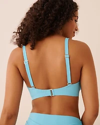 Haut de bikini triangle bonnet D EARTHY GREEN