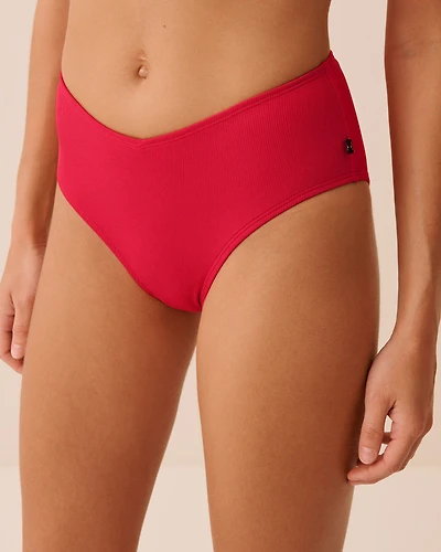 CHILI PEPPER High Waist Brazilian Bikini Bottom