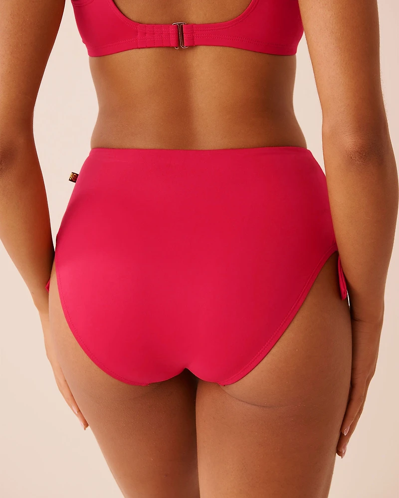 CHILI PEPPER Side Sash High Waist Bikini Bottom