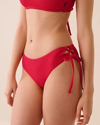 CHILI PEPPER Side Tie Cheeky Bikini Bottom