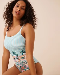 Maillot une-pièce dos croisé COASTAL VILLAGE