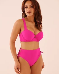 BRIGHT FUCHSIA D Cup Balconette Bikini Top