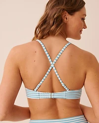 SAILOR STRIPE Bandeau Bikini Top