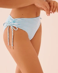 SAILOR STRIPE Side Tie Cheeky Bikini Bottom