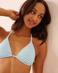 SAILOR STRIPE Triangle Bikini Top