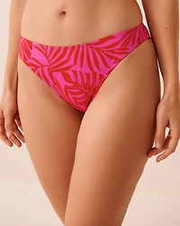 Bas de bikini brésilien taille basse TROPICAL FUCHSIA