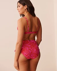 TROPICAL FUCHSIA Push-up Bikini Top
