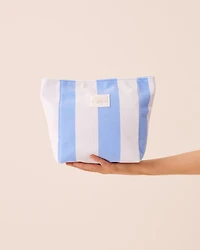 Striped Terry Pouch