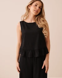 Crepe Knit Wide Leg Pants