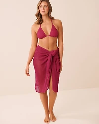 Paréo long en crochet