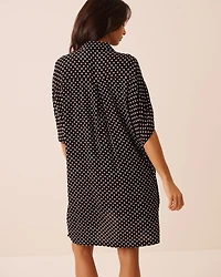 Chemise longue en gaze