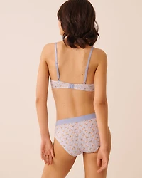 Lightly Lined Demi Cotton Bra