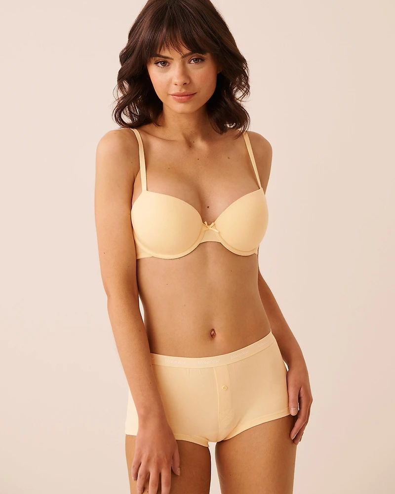 Lightly Lined Demi Cotton Bra