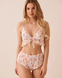 Ensemble bralette et culotte en résille