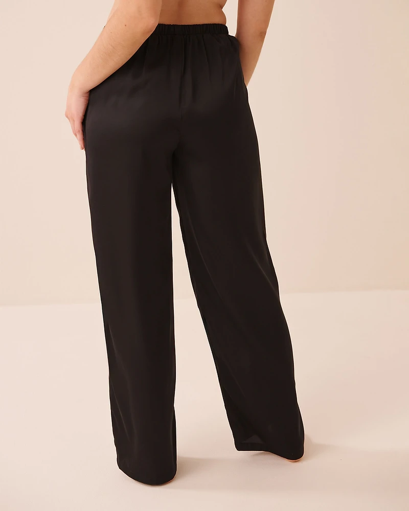 Short Sleeve Satin Pajama Set