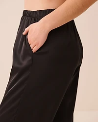 Short Sleeve Satin Pajama Set