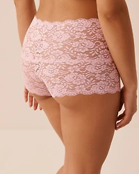 Lace High Waist Boyshort Panty