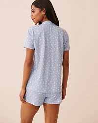 Ladybug Print Shirt PJ Set