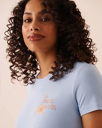 Dolce Vita Print Super Soft T-shirt