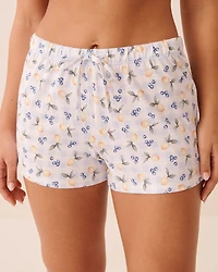Ensemble pyjama imprimé coccinelle avec chemisier
