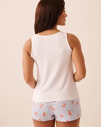 Peach Print Super Soft Cami