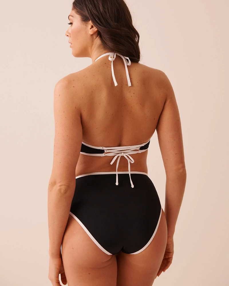 BLACK & WHITE Push-up Bikini Top