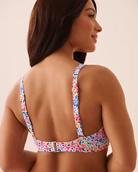 Haut de bikini triangle bonnet D FLORAL CRUSH