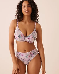 Haut de bikini plongeant bonnet D ISLAND BLUSH