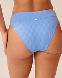 Bas de bikini brésilien taille haute KHAKI GREY