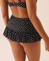 Bas de bikini jupe à volants POLKA DOT