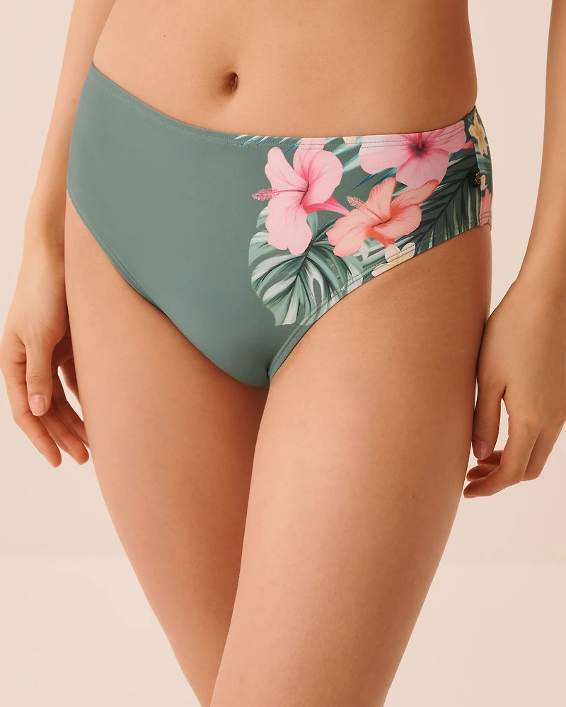 Bas de bikini taille mi-haute TERRACOTTA