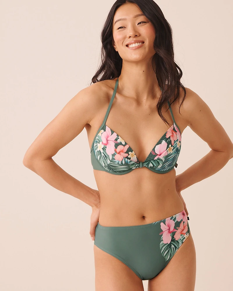 Bas de bikini taille mi-haute TERRACOTTA