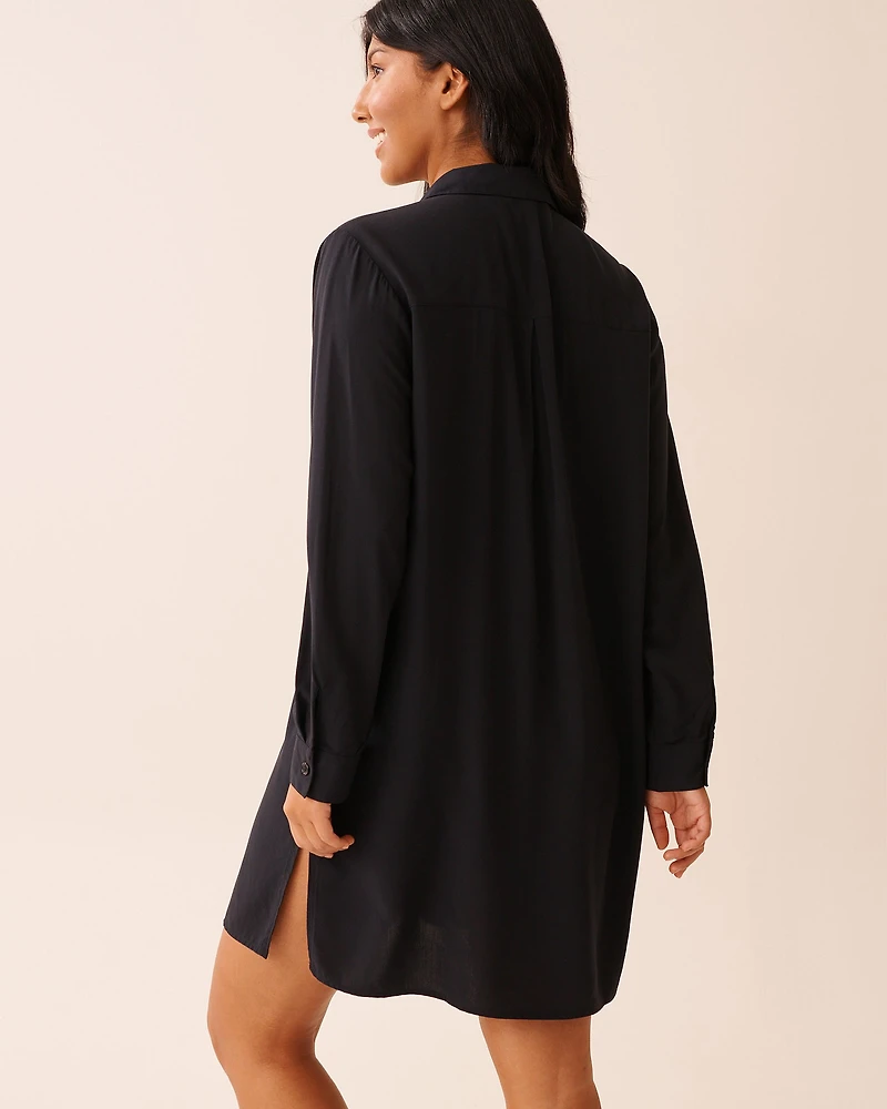 Long Button-down Shirt