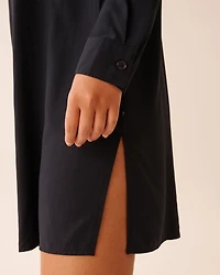 Long Button-down Shirt