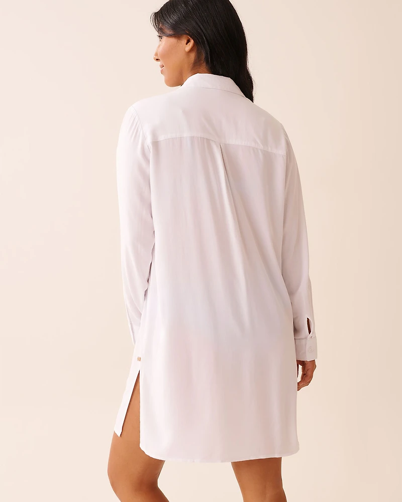 Chemise longue de plage