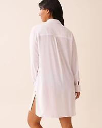 Chemise longue de plage