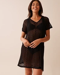 Short Sleeve Crochet Tunic