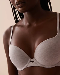 Soutien-gorge push-up demi-buste en modal