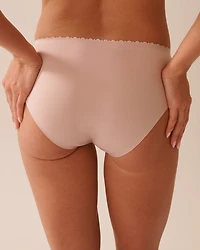 Culotte bikini microfibre contours fusionnés