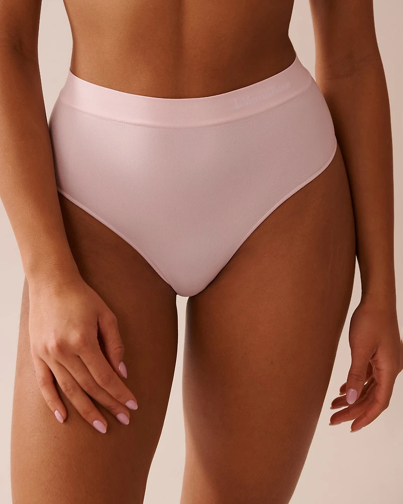 Seamless Fabric High Waist Thong Panty