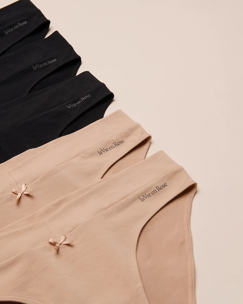 5-Pack Cotton Bikini Panty