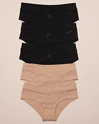 5-Pack Cotton Hiphugger Panty