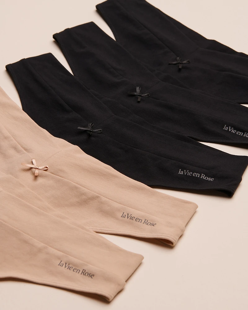 5-Pack Cotton Thong Panty