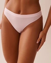 Seamless Fabric Thong Panty