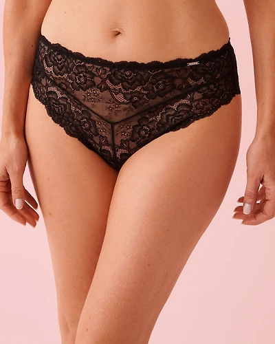 Lace High Waist Cheeky Panty