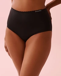 Microfiber Bonded High Waist Bikini Panty