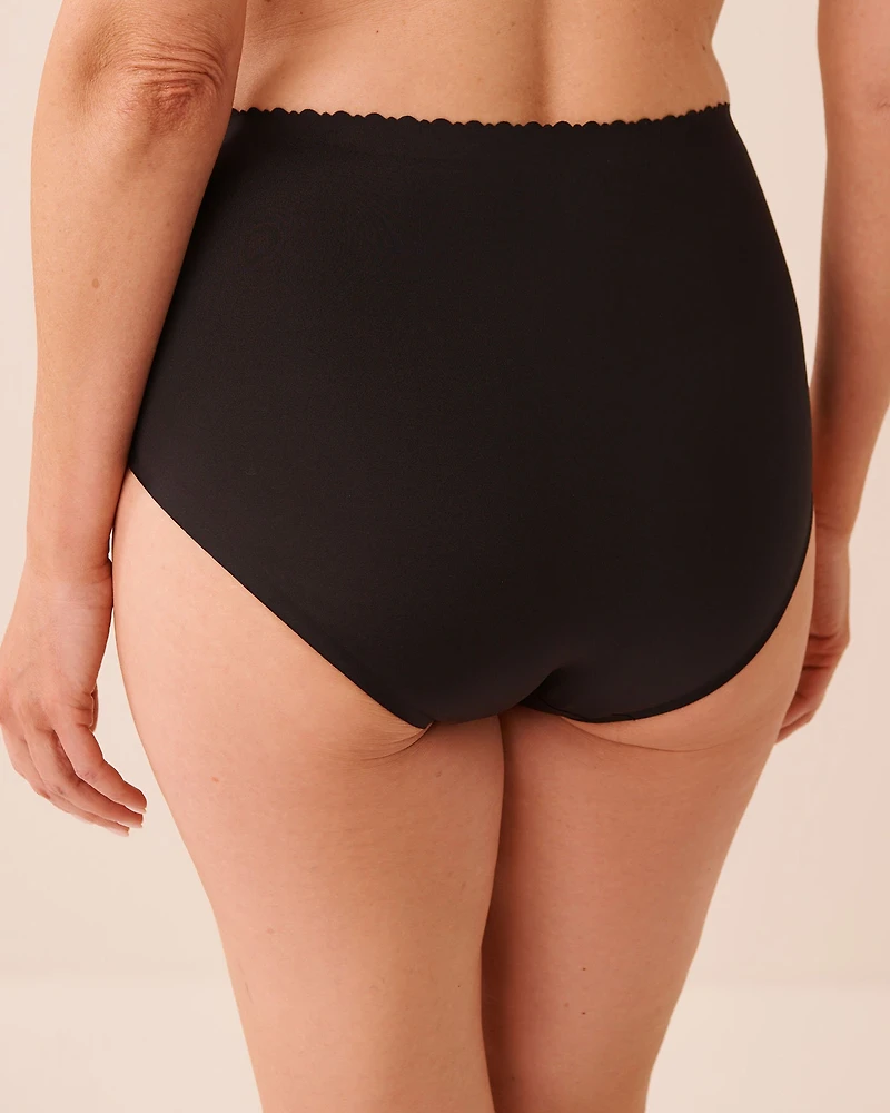 Microfiber Bonded High Waist Bikini Panty