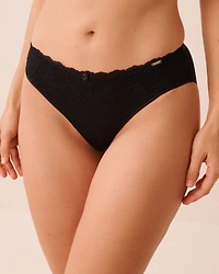 Culotte bikini microfibre dos lisse
