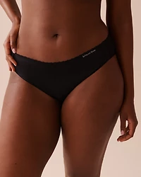 Culotte bikini microfibre contours fusionnés