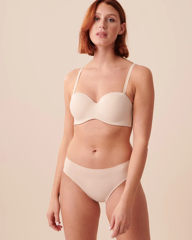 Culotte bikini microfibre contours fusionnés